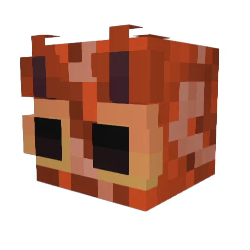 _Grah_ Minecraft avatar head, 3D render