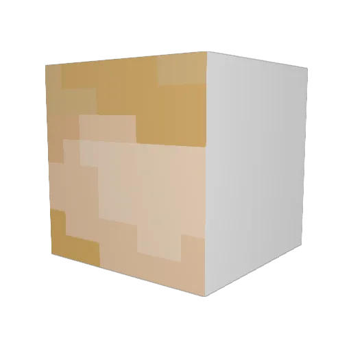 _Gray_Fullbuster Minecraft avatar head, 3D render