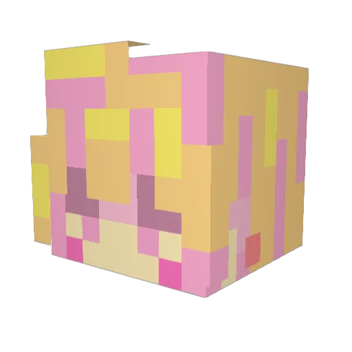 _GreenMantis Minecraft avatar head, 3D render