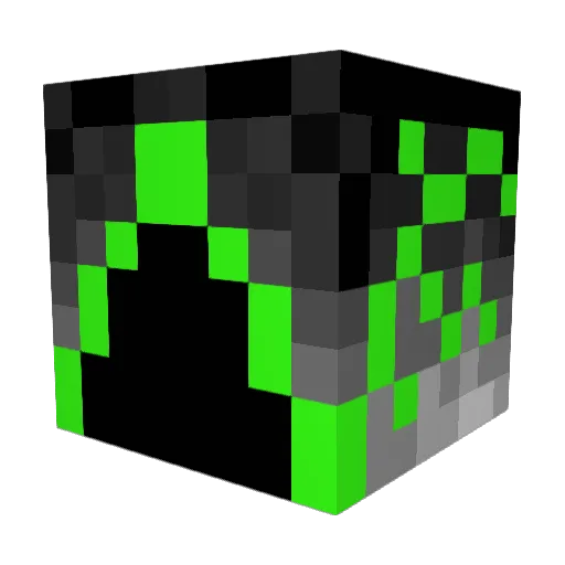 _Grim_22 Minecraft avatar head, 3D render