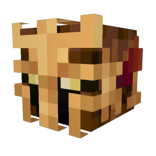 _Guapo__ Minecraft avatar head, 3D render