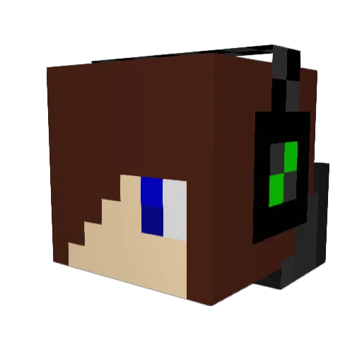 _Gucci_Mane_ Minecraft avatar head, 3D render