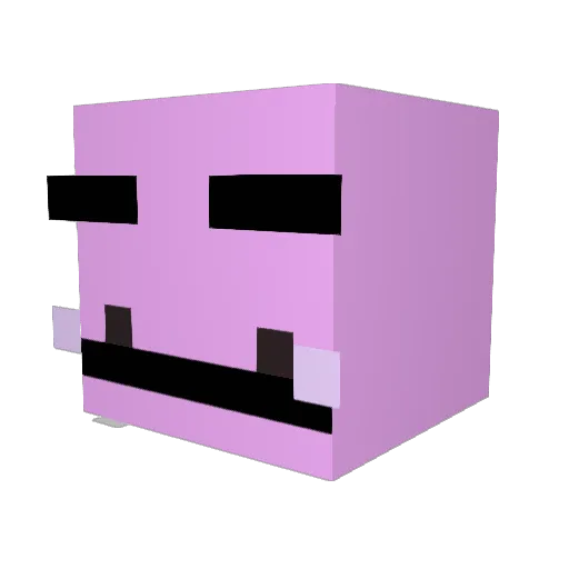 _Gutz_ Minecraft avatar head, 3D render