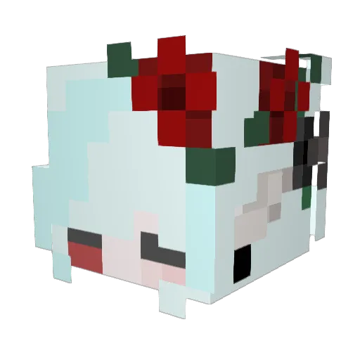 _GwaHaan Minecraft avatar head, 3D render