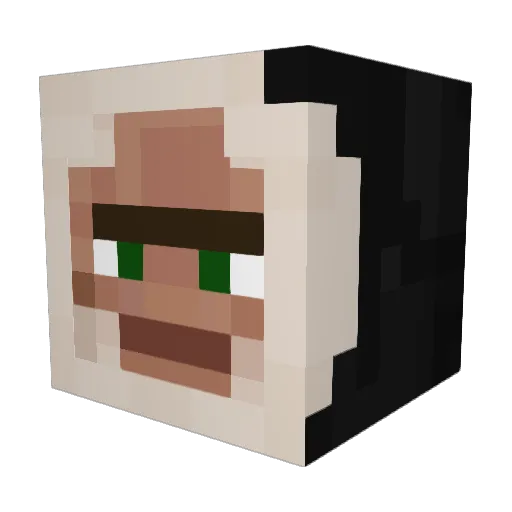 _Haagen_ Minecraft avatar head, 3D render