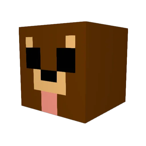 _Haaze_ Minecraft avatar head, 3D render