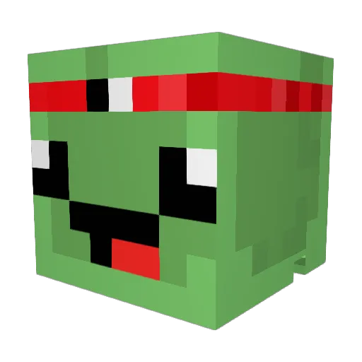 _HailouFan Minecraft avatar head, 3D render