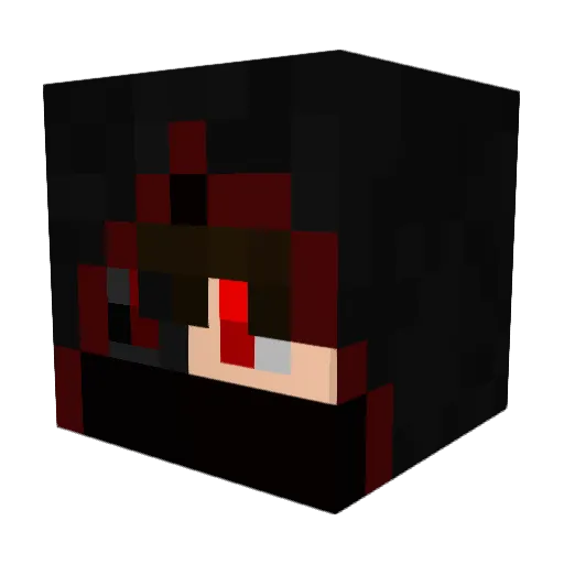 _Hakzuk_ Minecraft avatar head, 3D render