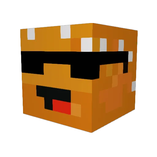 _Hamburgi_ Minecraft avatar head, 3D render