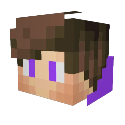 _Happy_Mine_ Minecraft avatar head, 3D render