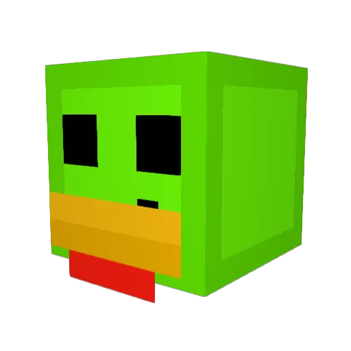 _Hardcor_ Minecraft avatar head, 3D render