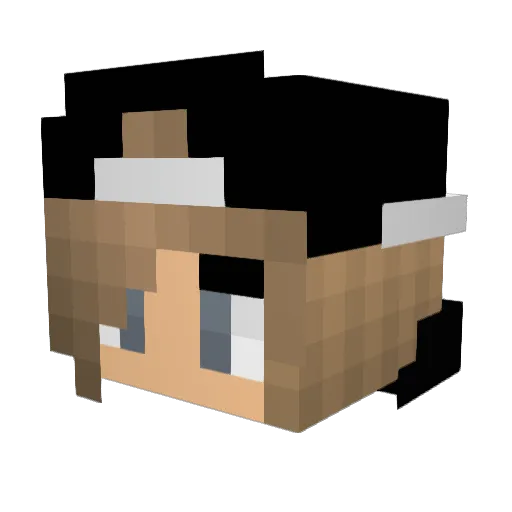 _Harinn_ Minecraft avatar head, 3D render