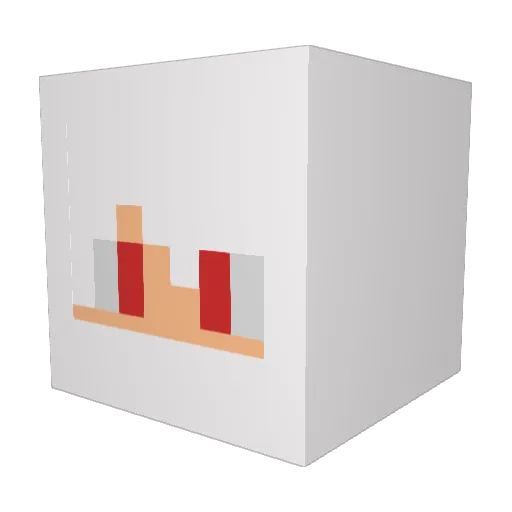 _HarryOrtoN97 Minecraft avatar head, 3D render