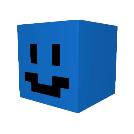 _Hauke Minecraft avatar head, 3D render