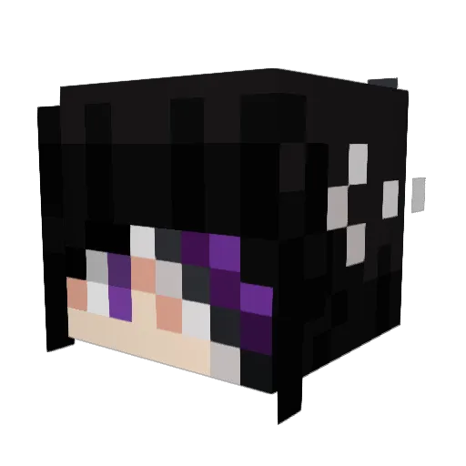 _Hayde_ Minecraft avatar head, 3D render