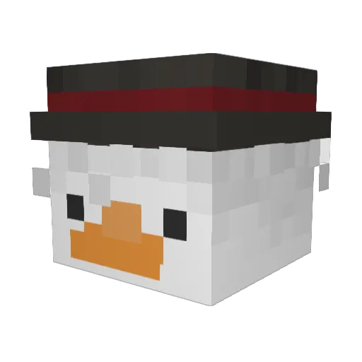 _Hayko Minecraft avatar head, 3D render