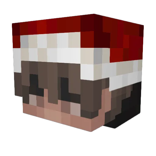_Heckmeck Minecraft avatar head, 3D render