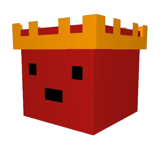 _Hector Minecraft avatar head, 3D render