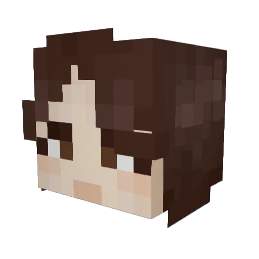 _HelenaHarper_ Minecraft avatar head, 3D render