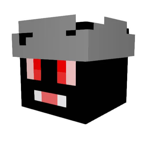 _Helicopter_ Minecraft avatar head, 3D render