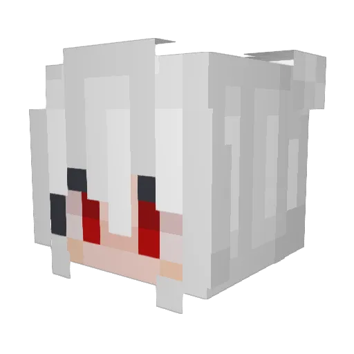 _HellBent_ Minecraft avatar head, 3D render