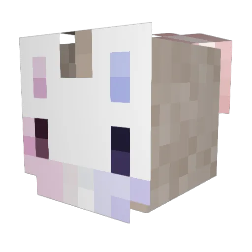 _Hent4iLover69_ Minecraft avatar head, 3D render