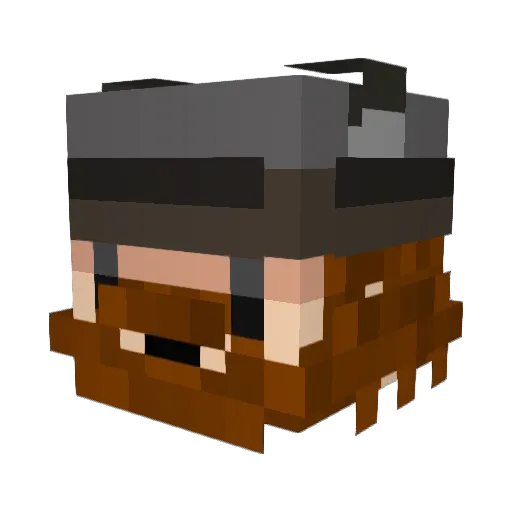 _Hesusas_ Minecraft avatar head, 3D render