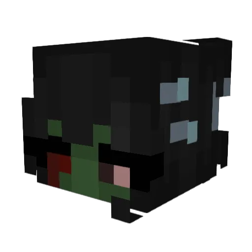 _HeyItzJ_ Minecraft avatar head, 3D render