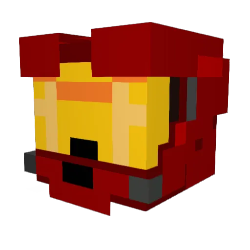 _HiCKS_ Minecraft avatar head, 3D render
