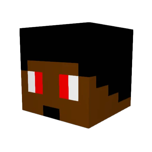 _HighTower_ Minecraft avatar head, 3D render