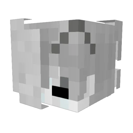 _Ho4wggTu Minecraft avatar head, 3D render