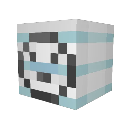 _Holland_ Minecraft avatar head, 3D render