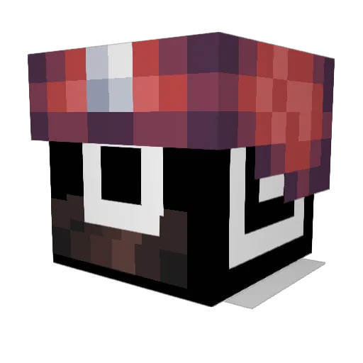 _HoneyBalls_ Minecraft avatar head, 3D render