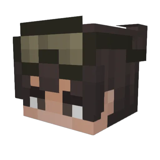 _HoneyBeeee_ Minecraft avatar head, 3D render