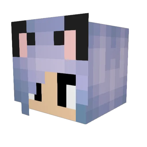_Honey_Lemon_ Minecraft avatar head, 3D render