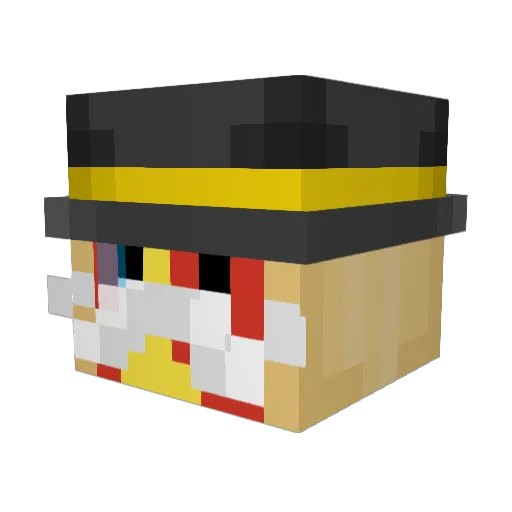 _HotDoGG_ Minecraft avatar head, 3D render