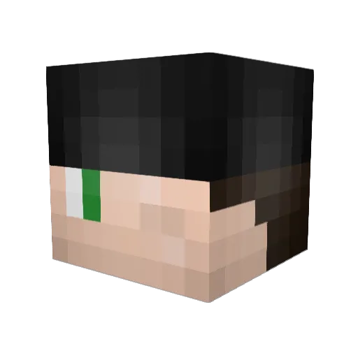 _Hussar_ Minecraft avatar head, 3D render