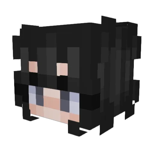 _Hydra_XD Minecraft avatar head, 3D render
