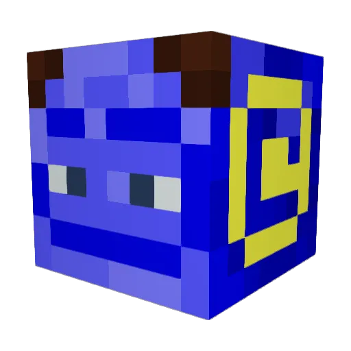 _ICETOP1GG_ Minecraft avatar head, 3D render