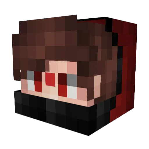 _ICantSleep_ Minecraft avatar head, 3D render