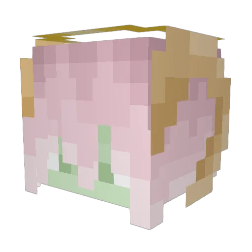 _IKAMORI Minecraft avatar head, 3D render