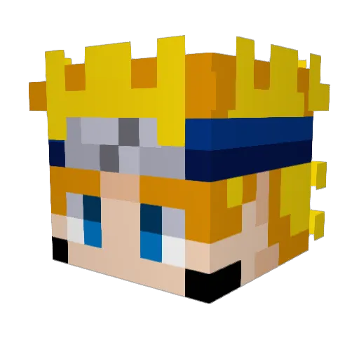 _IM4ster Minecraft avatar head, 3D render