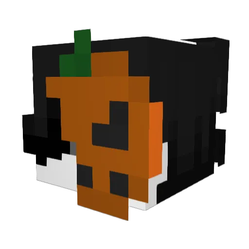 _I_LIKE_CATS_ Minecraft avatar head, 3D render