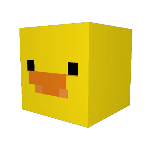 _IamIDK Minecraft avatar head, 3D render