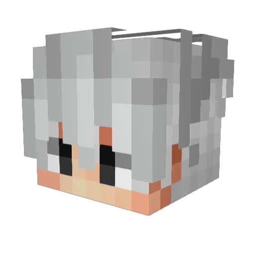 _Ibrahimovic Minecraft avatar head, 3D render