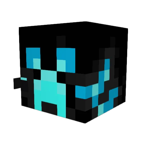 _IceCreeperPlayz Minecraft avatar head, 3D render