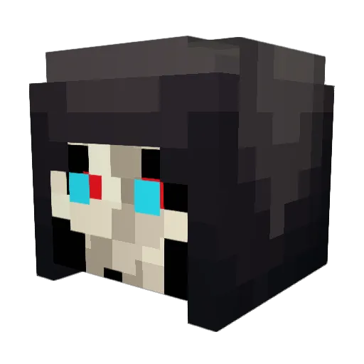 _Ice_Reaper_ Minecraft avatar head, 3D render