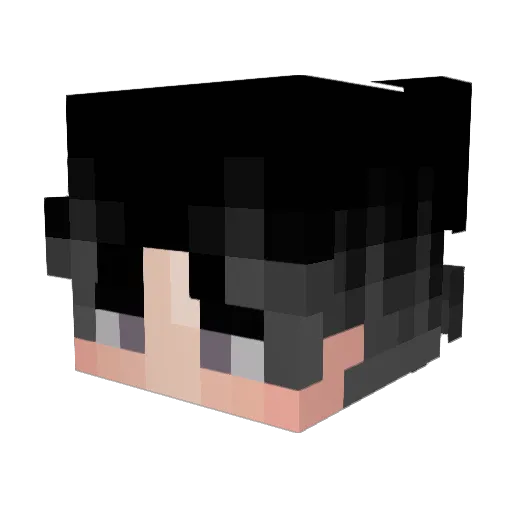 _Icr0 Minecraft avatar head, 3D render