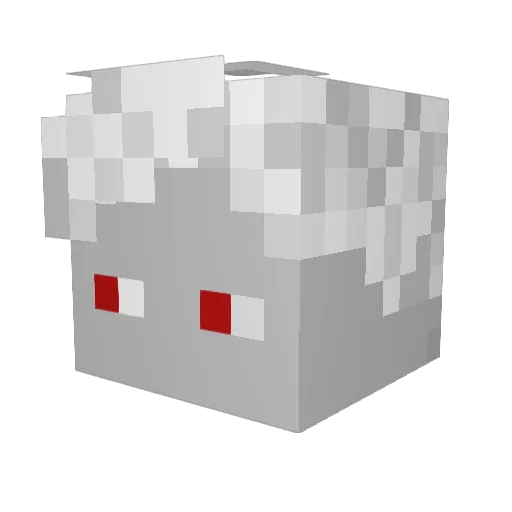 _Id4n Minecraft avatar head, 3D render