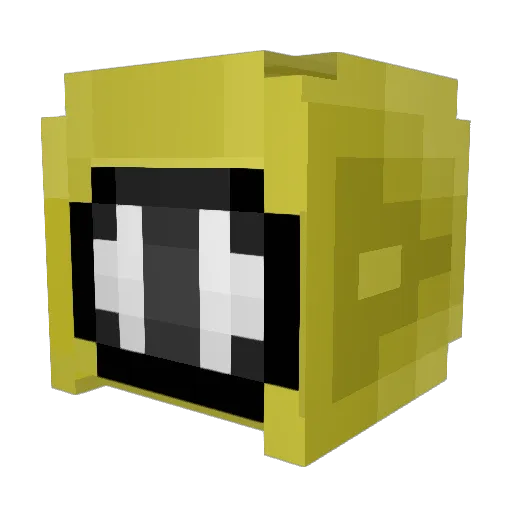 _Illuminari_ Minecraft avatar head, 3D render
